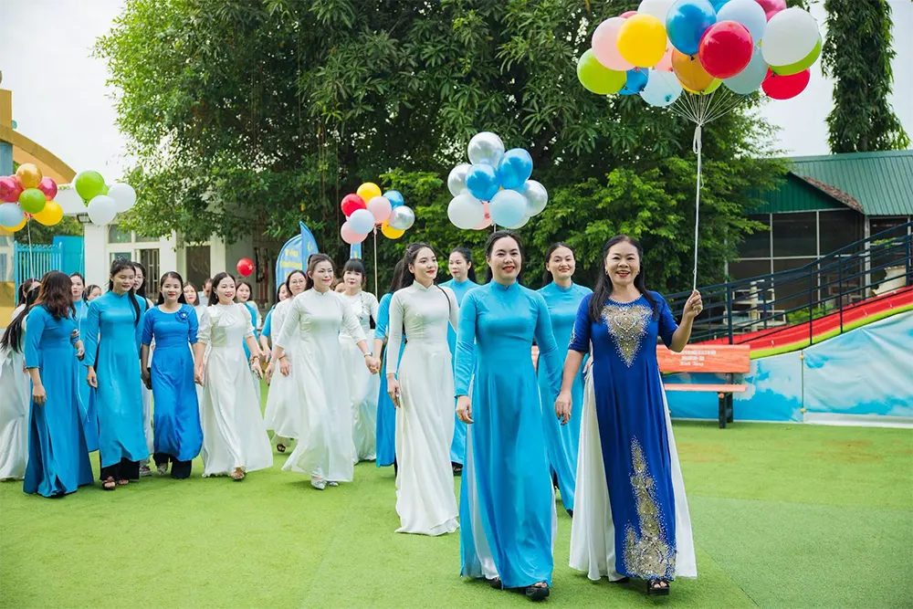 Đội ngũ giáo viên Mầm non Trung Kiên tận tâm, giàu kinh nghiệm